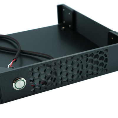 10" 1HE Server-Gehäuse für Mini-ITX – offenes Design
